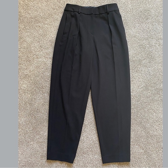 Express Stylist Super High Waisted Pleated Pant, Women’s Size 8R, Black - Picture 5 of 8